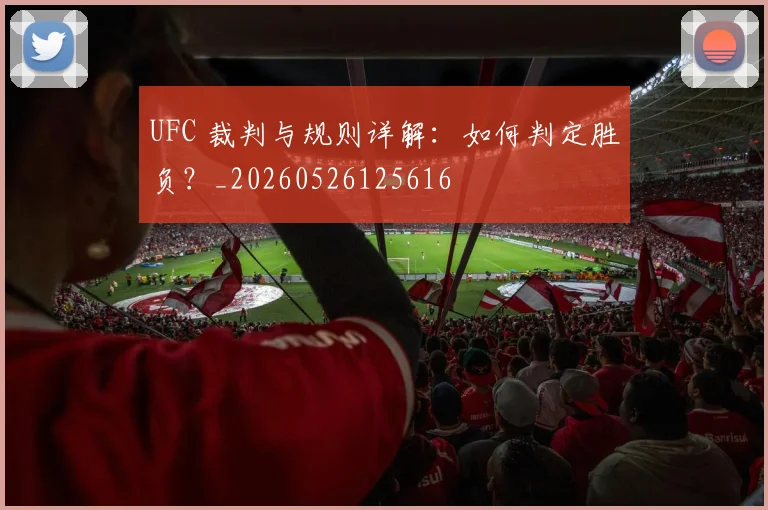 UFC 裁判与规则详解:如何判定胜负?_20260526125616